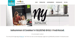 Desktop Screenshot of fjeldstad-bygg.no