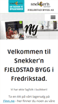 Mobile Screenshot of fjeldstad-bygg.no