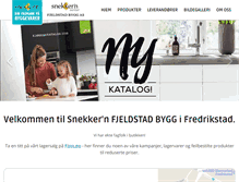Tablet Screenshot of fjeldstad-bygg.no